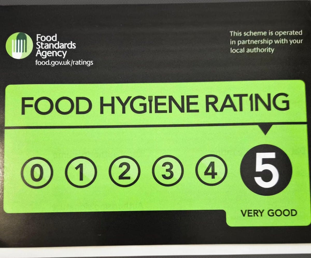 Food Hygiene Rating 5, Very Good